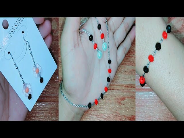 Tara gawa tayo hikaw at kwentas | Diy earrings and Necklace #diy #accessories #easy