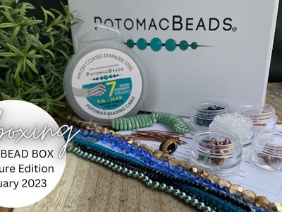 Unboxing Best Bead Box: Treasure Edition - January 2023 from @Potomacbeadco