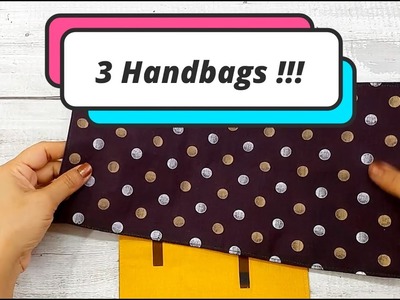 3 Handbags !!! 3 Different Design !!! 3 Different Use !!!