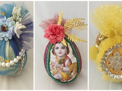 3 Shagun Nariyal Decoration Unique Ideas For Weddings ‎@craftlas_aartigupta 