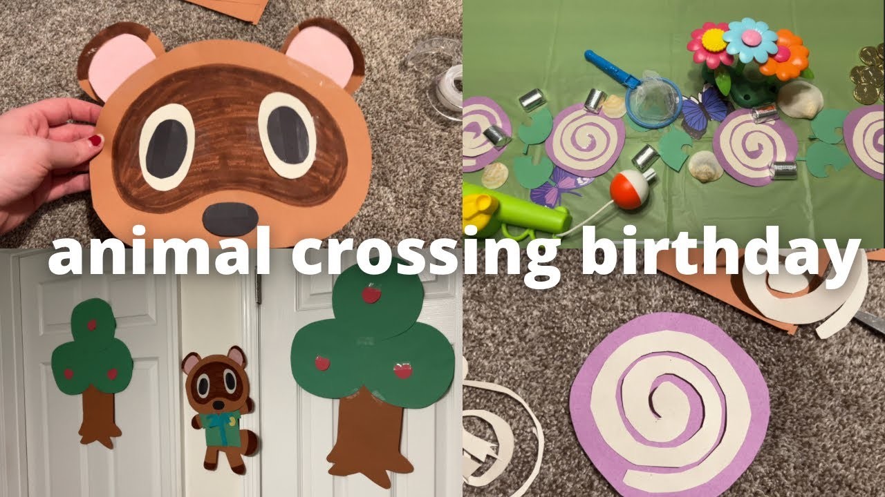 Animal Crossing Birthday Party | DIY birthday decorations, dollar tree birthday haul