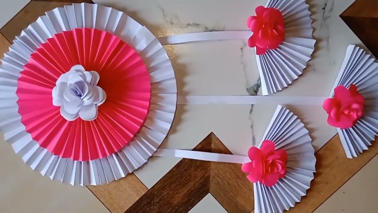 Beautiful Wall Hanging Crafts.Paper Crafts For Home Decorations.Paper Flowers Wall hanging . . . 