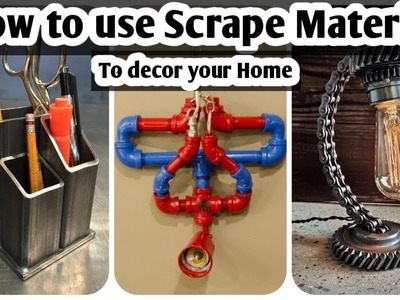 Creative scrap metal art and Home decor ideas