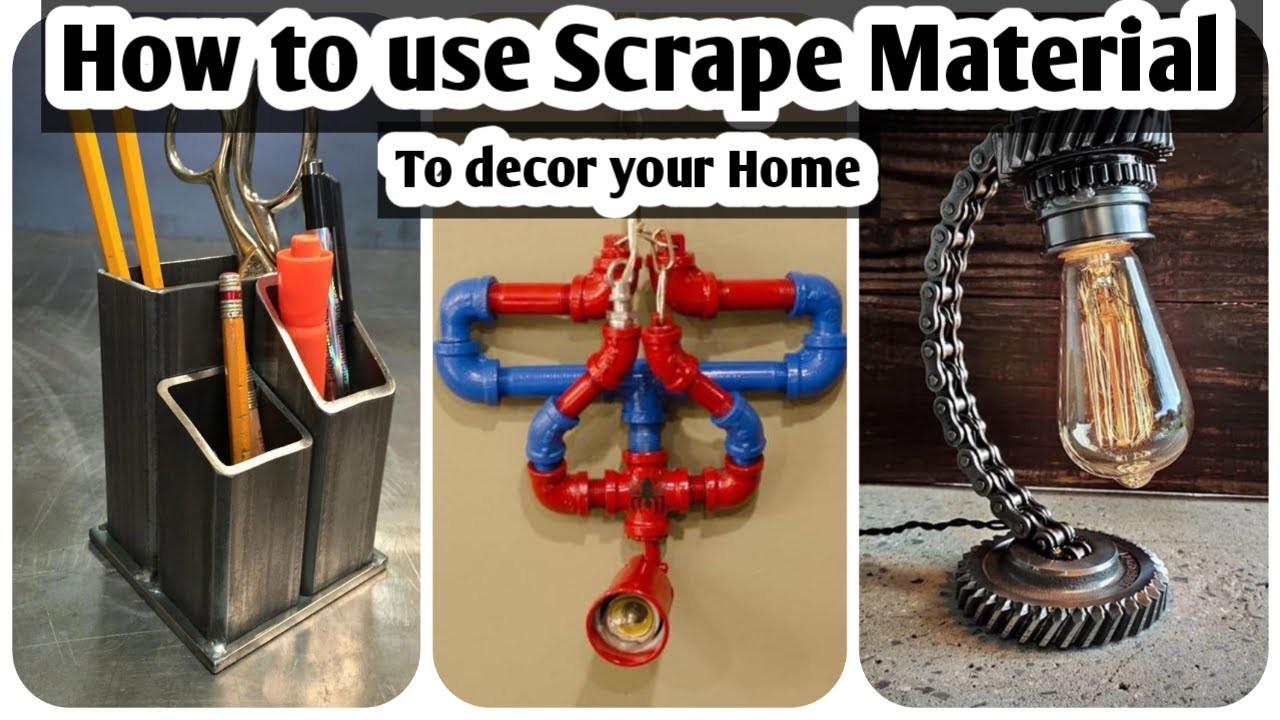 Creative scrap metal art and Home decor ideas