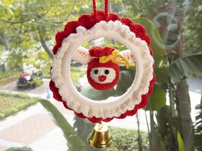 Crochet Car Hanging Rabbit Accessories | DIY Car Hanging Ornament | Handmade Car Hanging Year Rabbit
