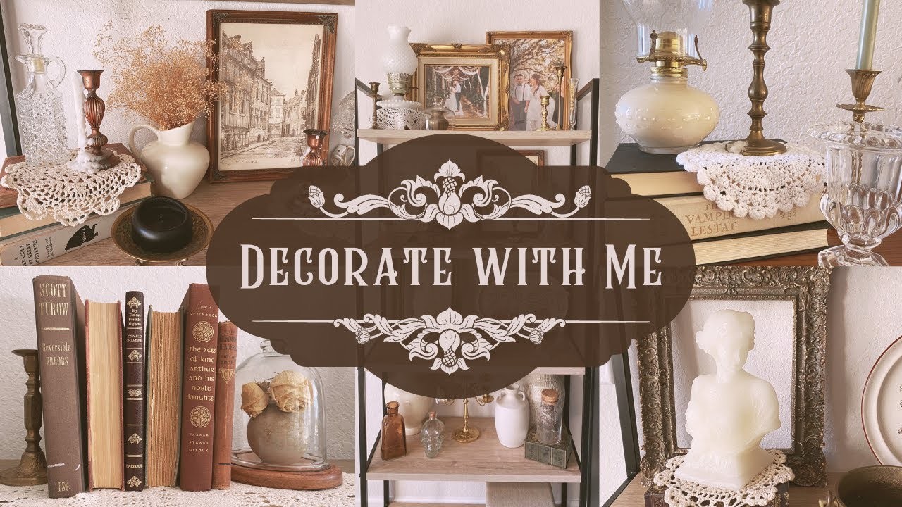 DECORATE WITH ME ????- RE-DECORATE with me after the HOLIDAYS - VINTAGE VICTORIAN COTTAGE style ????????????