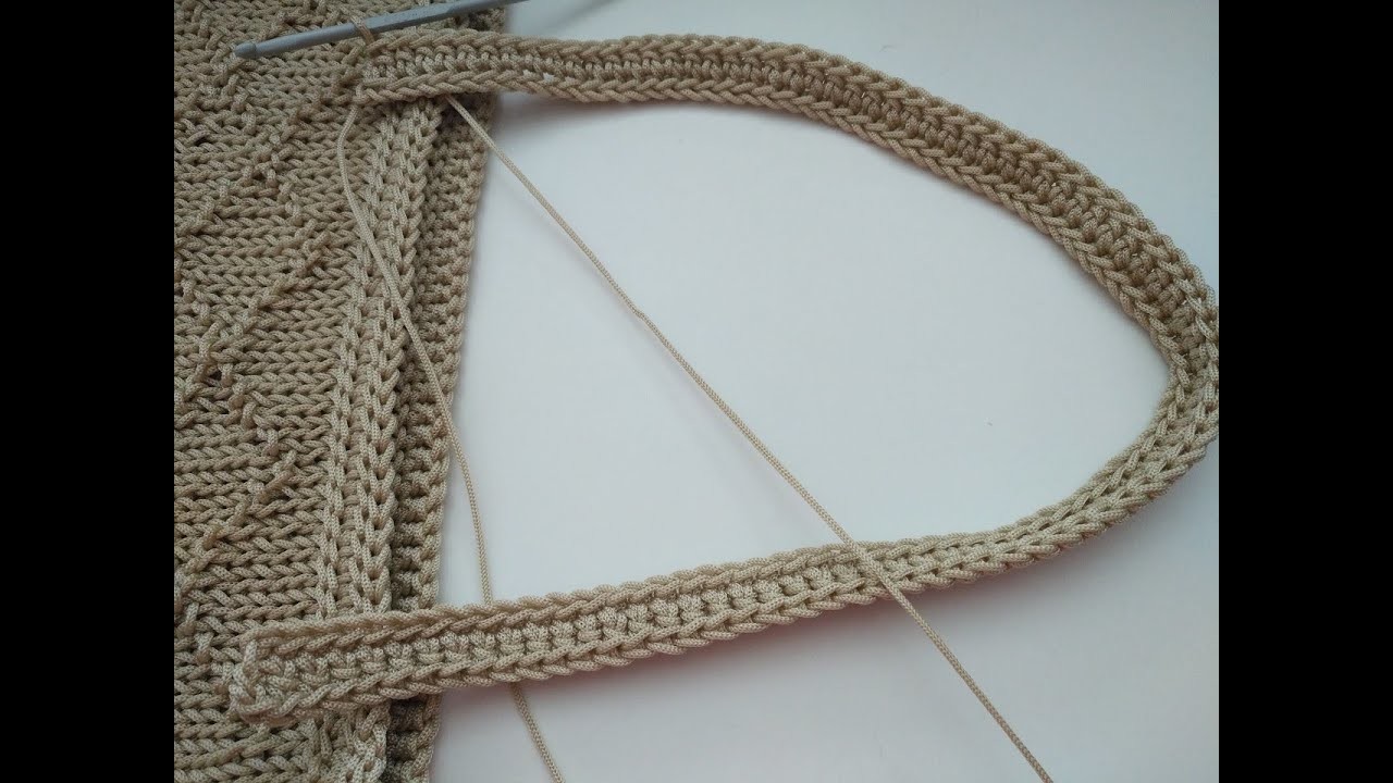 DIY Bag strap crochet.Cordon de sac au crochet