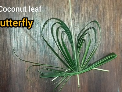 DIY Butterfly Craft using Coconut Palm Leaves
