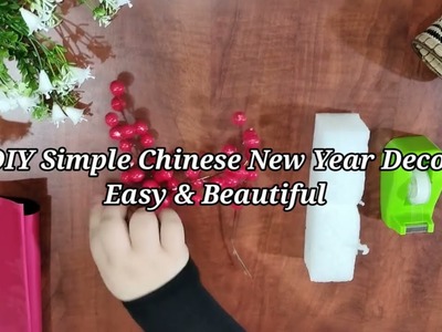 DIY Chinese New Year decorations red bouquet || Diy easy and beautiful #diy #chinesenewyear #cny