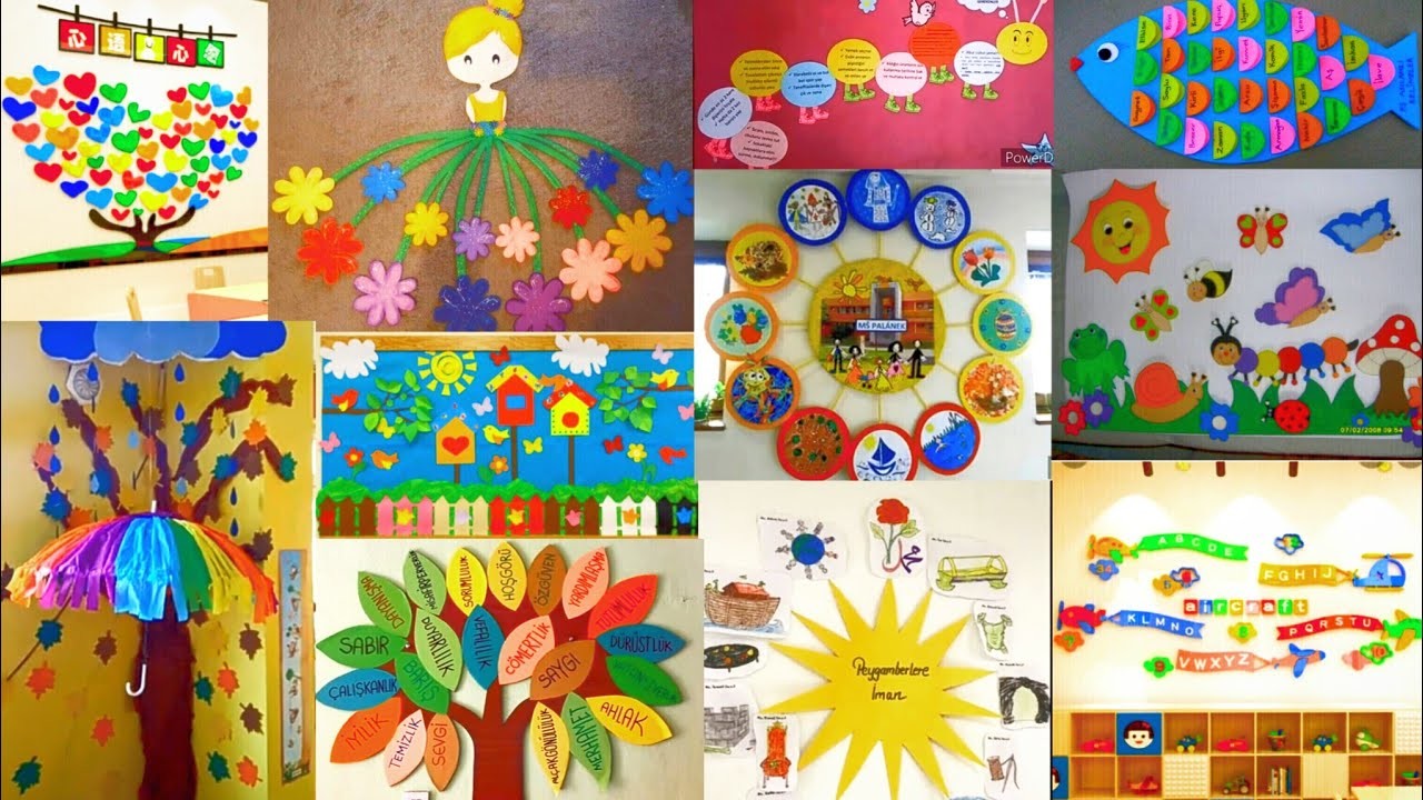 DIY classroom decoration ideas | Wall hangings for clasroom | Learning ideas for toddlers