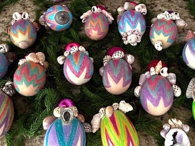 DIY Eggshells Seashell Christmas Tree Decorations Dj Sniper