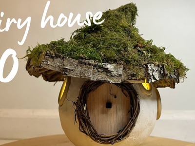 DIY Fairy Tale House -  made of natural & recycled materials