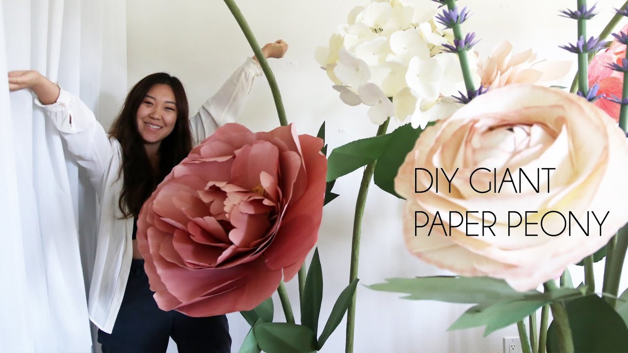 DIY Giant Paper Peony