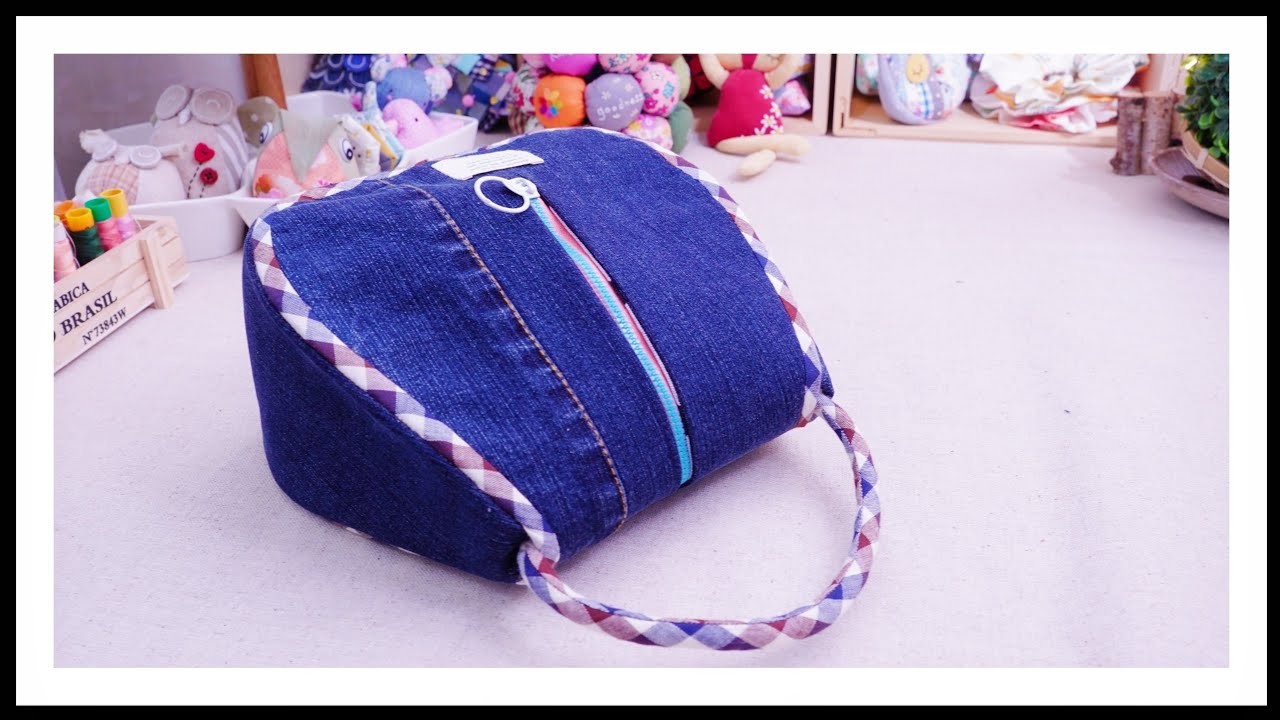 DIY Old Jeans Bag┃Recycle & Reuse Old Jeans Idea【Sewing projects to sell】