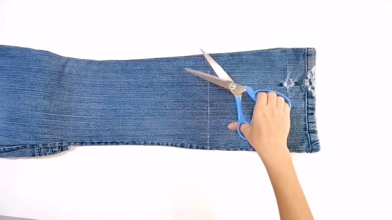 DIY Old Jeans Recycle Tote Bag | Tutorial