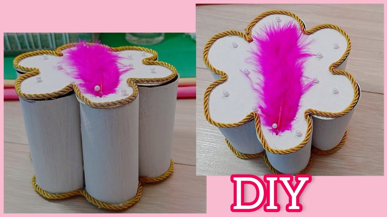 DIY. Recycling bushings.???? Look what a beautiful box you can make. How easy it is