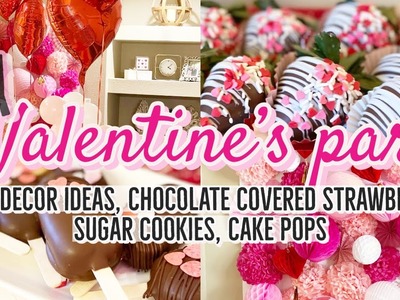 DIY VALENTINES PARTY IDEAS || PARTY DECOR IDEAS  | VALENTINES SUGAR COOKIE @SpringsSoulfulHome
