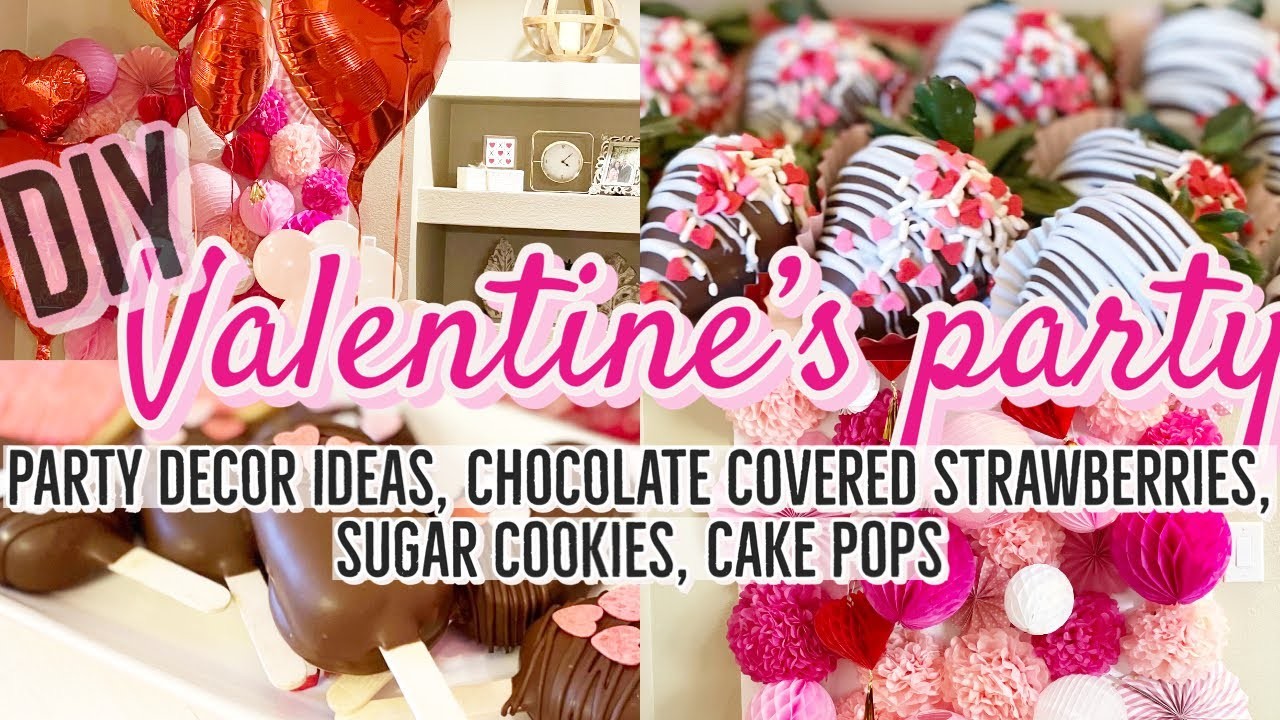 DIY VALENTINES PARTY IDEAS || PARTY DECOR IDEAS  | VALENTINES SUGAR COOKIE @SpringsSoulfulHome