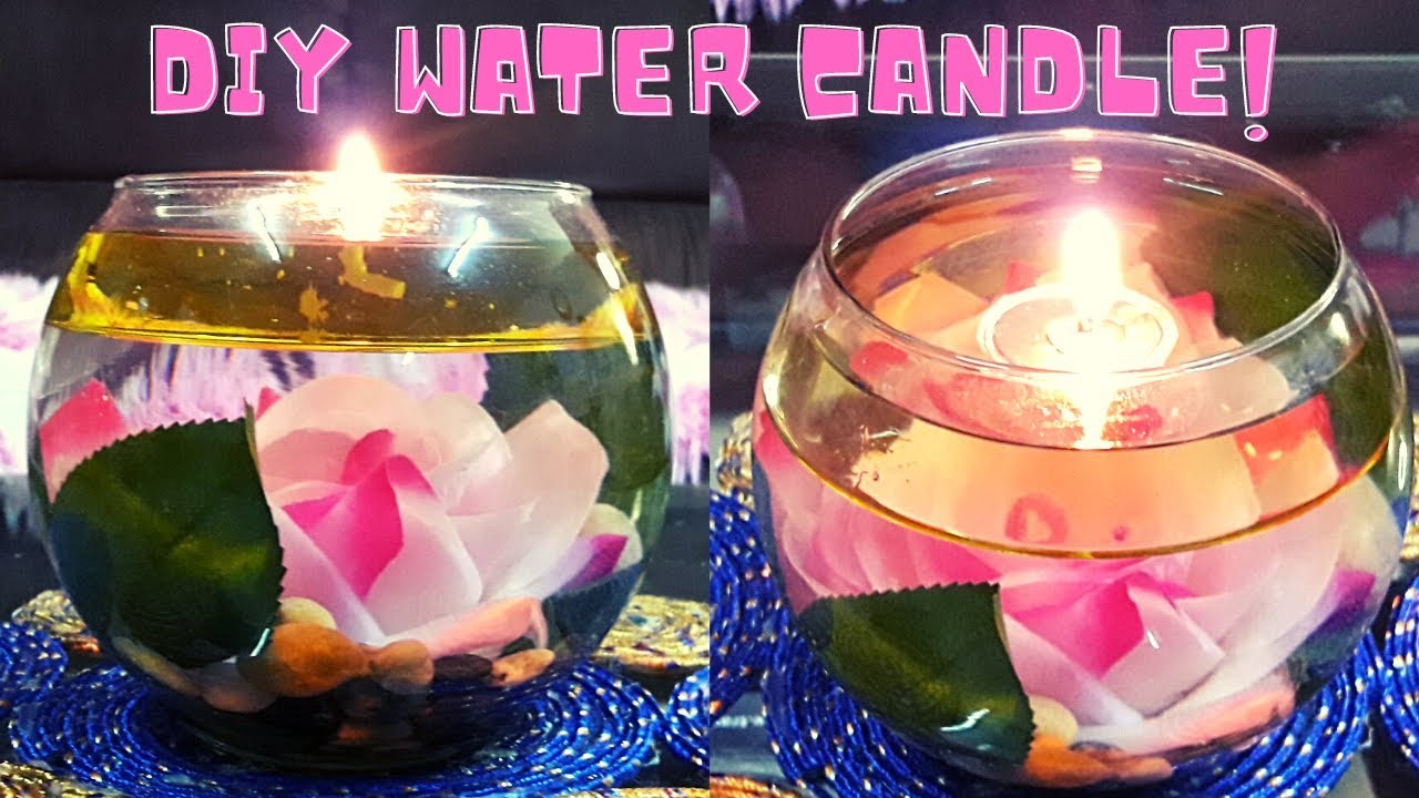 DIY WATER CANDLE | MAKE INFINITE CANDLE IN A BOWL OF WATER!?