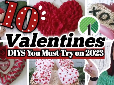 Dollar Tree VALENTINES Day DIY Ideas for 2023 | HACKS You Must Try This 2023