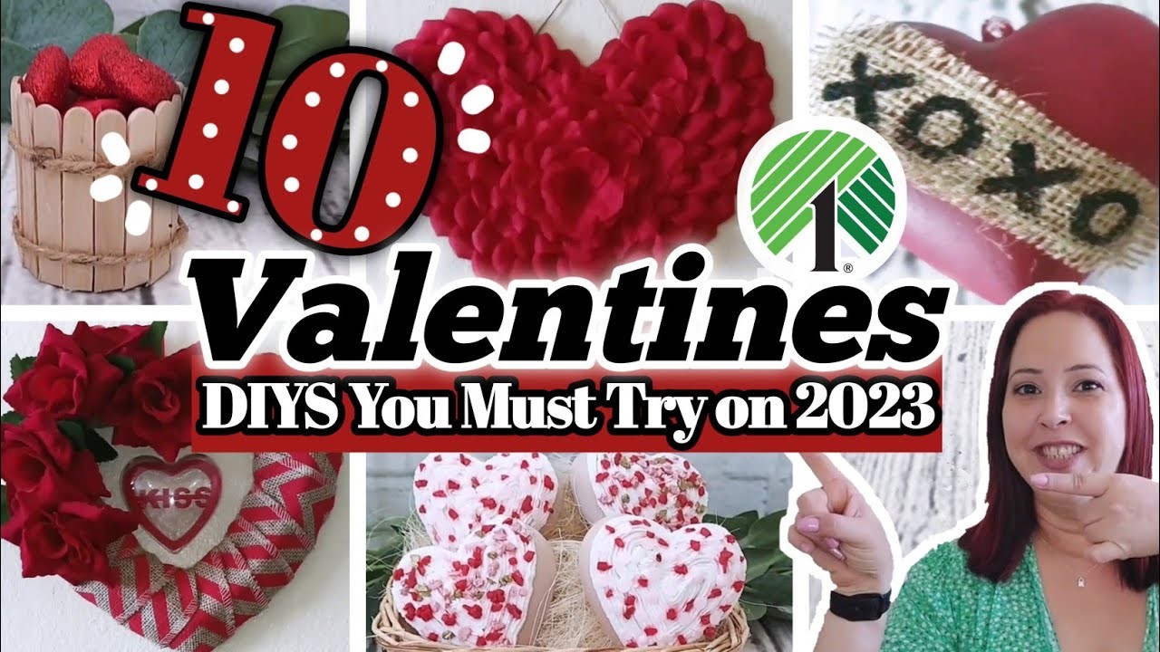 Dollar Tree VALENTINES Day DIY Ideas for 2023 | HACKS You Must Try This 2023