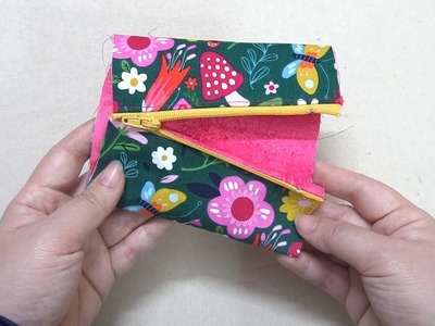Easy coin purse sewing tip ???? Sewing project only 5 minutes