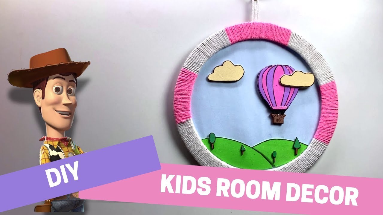 Easy DIY Wall Hanging | Kids Room Decor | 5 Minute