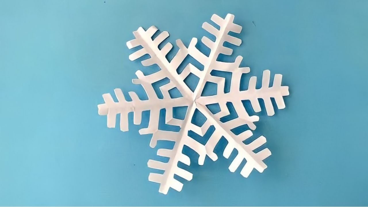 Easy Paper Snowflakes | How to make Snowflakes out of paper