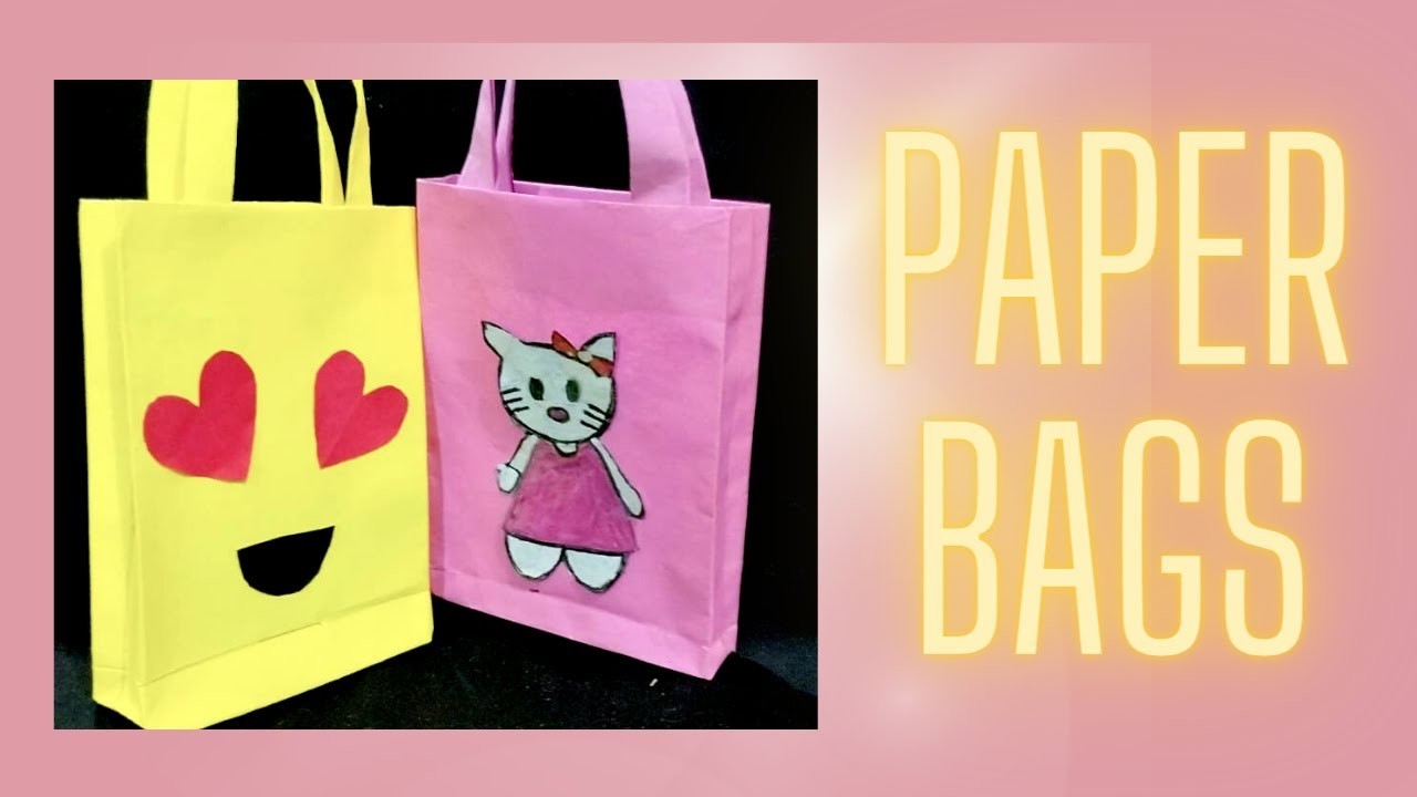 How to make a paper bag.Diy paper bag.gift paper bag.diy goodie bag.candy bag