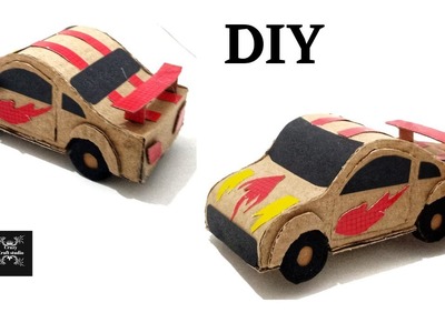 How to make a simple cardboard car #diy