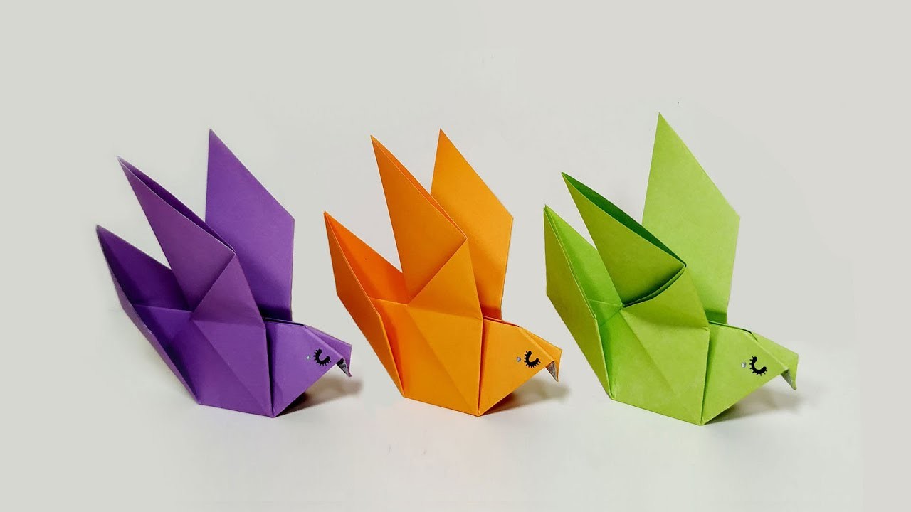 How to make origami bird | Origami paper craft | diy crafts | DIY paper origami | origami easy