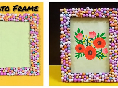 How To Make Photo Frame ||Cardboard Photo Frame Making||Home decor