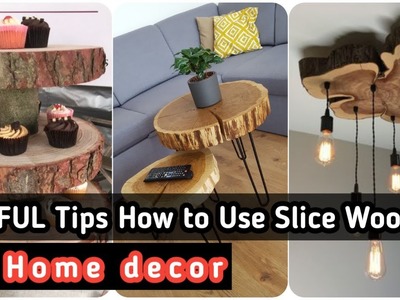 How Wood Slices can be used in home decoration | Home decor | Wood interior decor 2023 | DIY