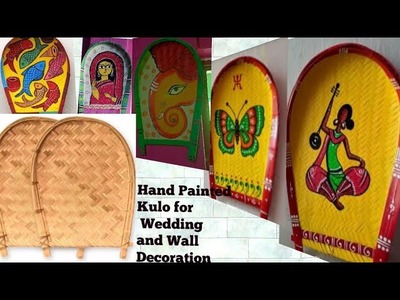 Kulo Decoration. Hand Painted Kulo for wedding and Wall decoration. wall decoration ideas. Kulo art