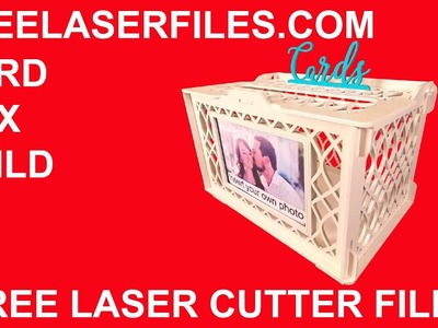 Laser Cut Card Box Instructions and Free Cut Files