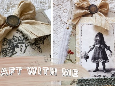 Let's craft together | Creating ephemera tags | Ruby & Pearl xo Design Team project