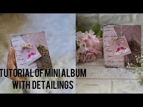 Mini album or scrapbook tutorial ,