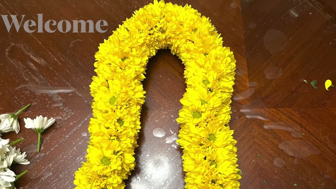 Mums garland.samanthi poo malai