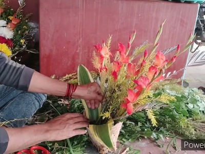 Rs300 Two Best Bouquet Making For Flowers ||How to makes rs300 Two Flowers Bouquet