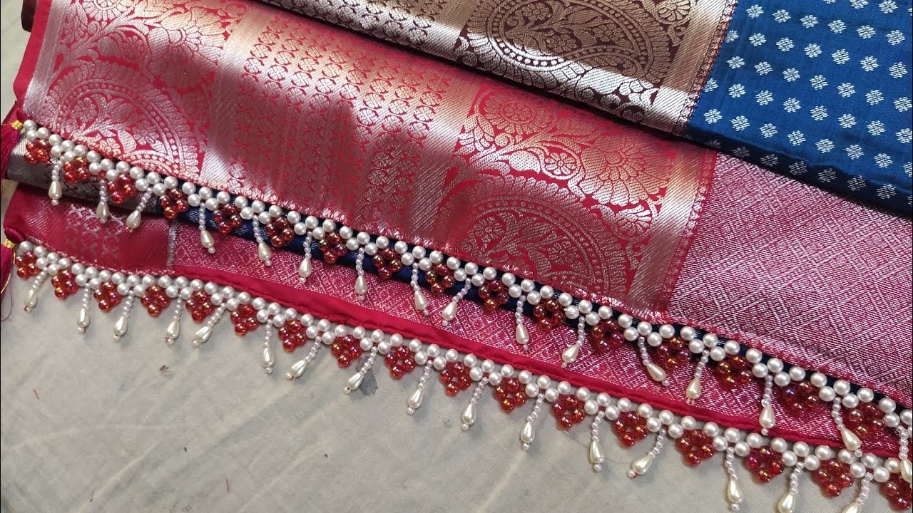 Saree #Kuchu !! Totally #New pattern #Grand #Bridal Easy & Quick Kuchu Design Tutorial For Beginners