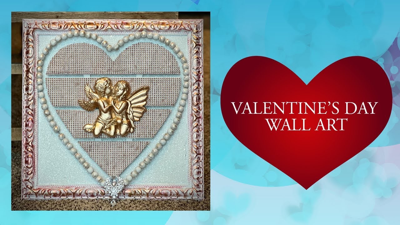 Sweet Valentine's Day Wall Art | Create a Charming Cherub Wall Art perfect for Valentine's Day