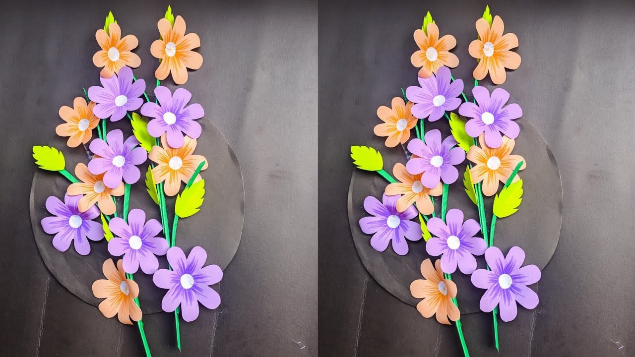 Unique Paper Flower Wall Hanging - New Paper Flower Wall decorations