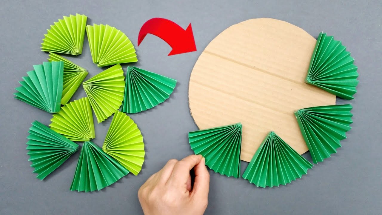 Unique Wall Hanging Craft. Paper Craft For Home Decoration. Paper Flower Wall Hanging. DIY