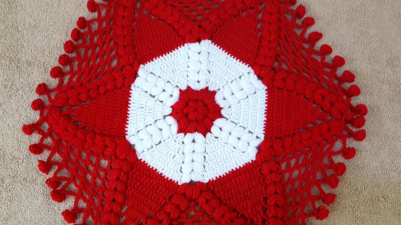 Very Easy and Beautiful Crochet thalposh Design , thalposh,  woolen rumal,  round table cover