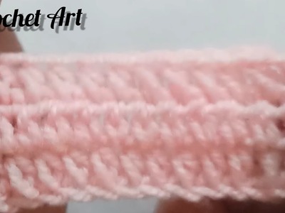 Amazing ???? easy and simple???? crochet cord stitch for beginnes. absolute for beginners ???????? #crochet
