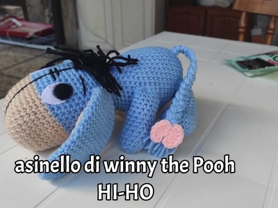 Asinello winny the Pooh HI-HO #amigurumi #winny #mercatini