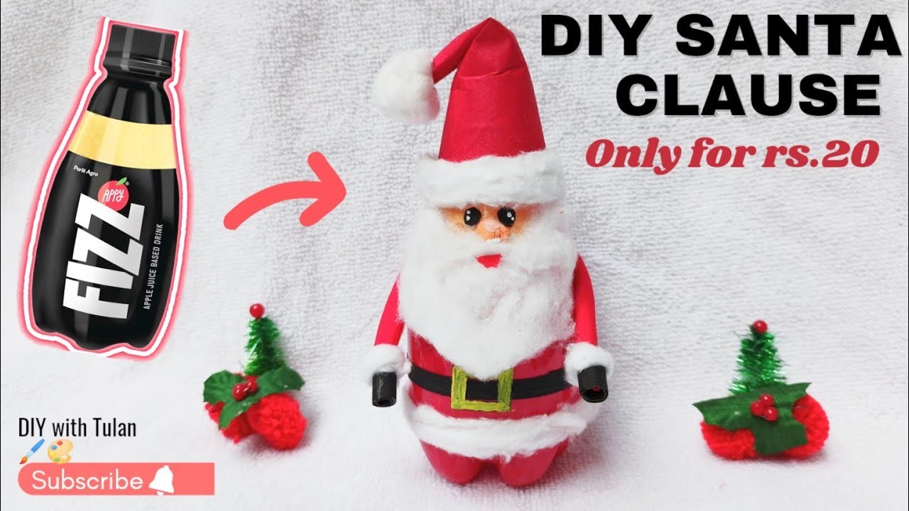 Cheapest diy Santa Claus making। #diywithtulan #diy #santa #christmas #vlogmas #handmade #craft