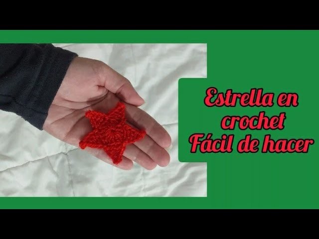 COMO TEJER UNA ESTRELLA EN CROCHET  ⭐ NIVEL PRINCIPIANTES