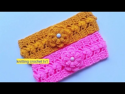 Crochet bandeau super facile et rapide pour débutants.easy crochet handband for beginners