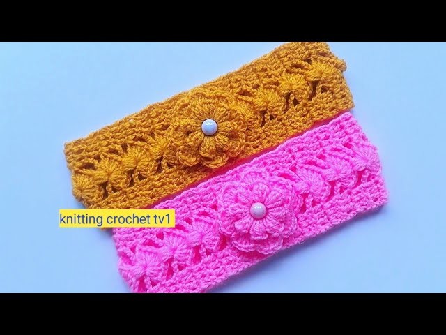 Crochet bandeau super facile et rapide pour débutants.easy crochet handband for beginners